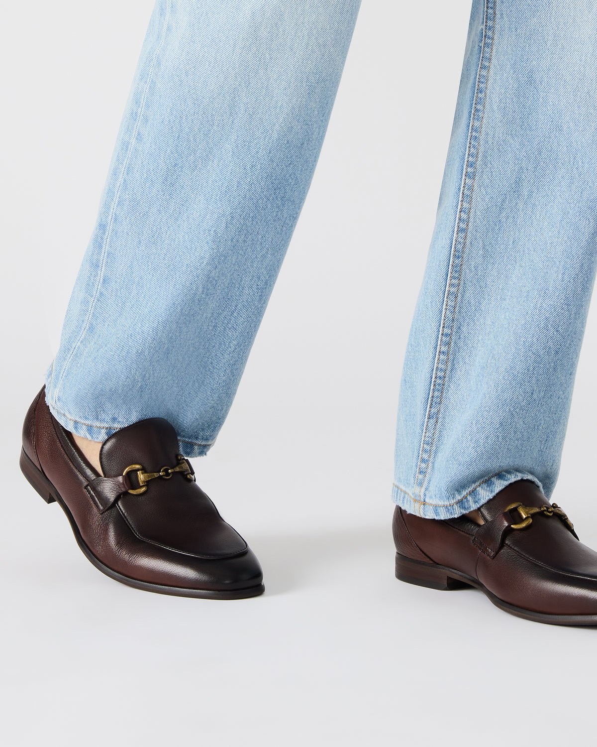 JAYSHAN Brown Leather Men's Dress Loafer Steve Madden BROWN LEATHER
