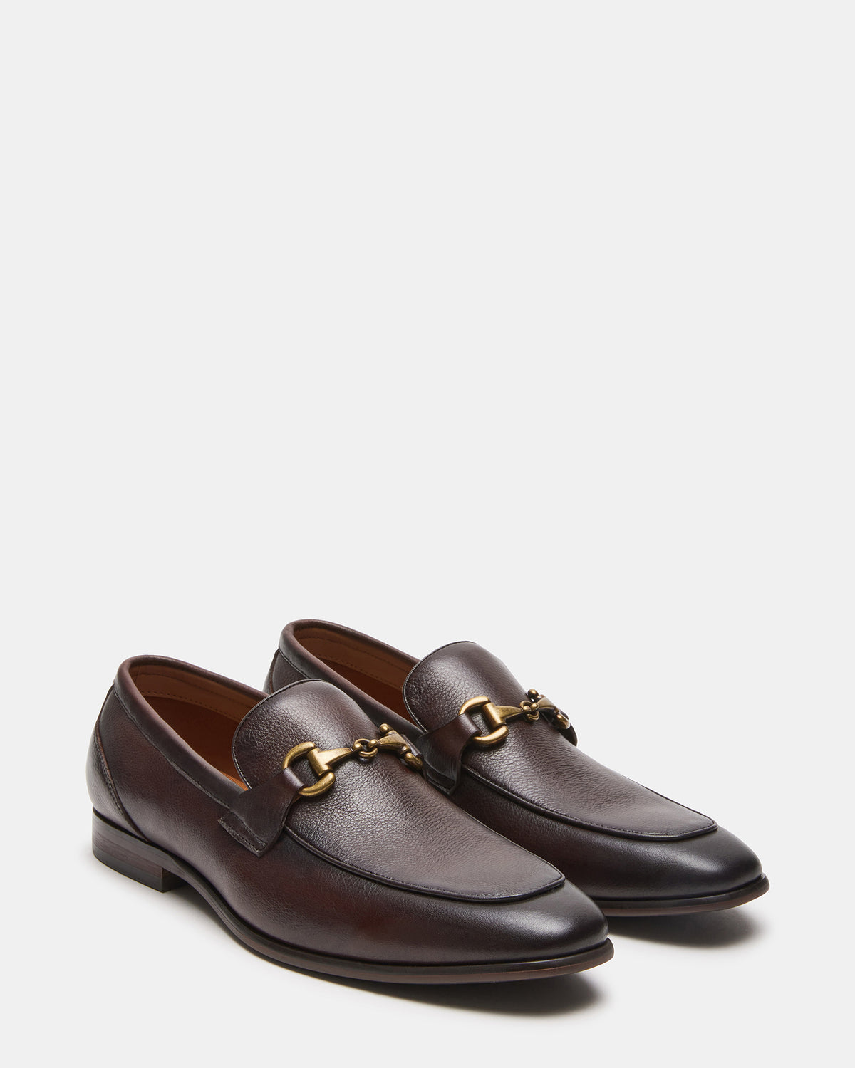 JAYSHAN Brown Leather Men's Dress Loafer Steve Madden BROWN LEATHER