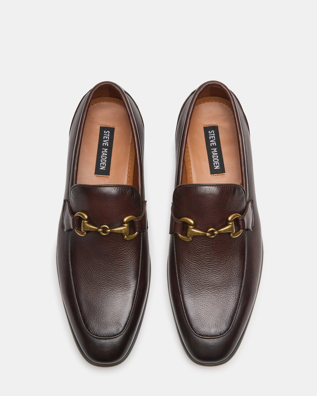 JAYSHAN Brown Leather Men's Dress Loafer Steve Madden BROWN LEATHER