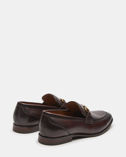 JAYSHAN Brown Leather Men's Dress Loafer Steve Madden BROWN LEATHER