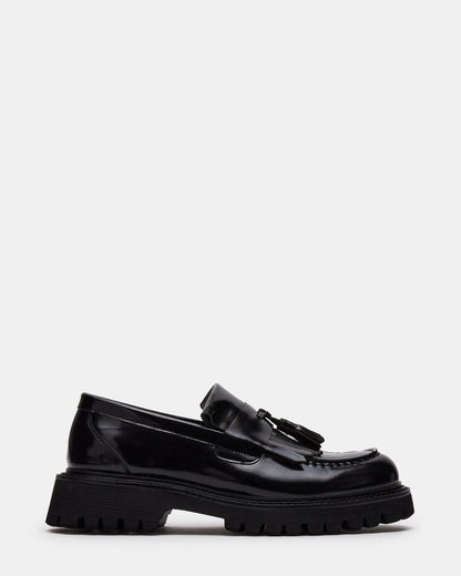 ZEV Black Box Lug Sole Dress Men's Loafer Steve Madden BLACK BOX