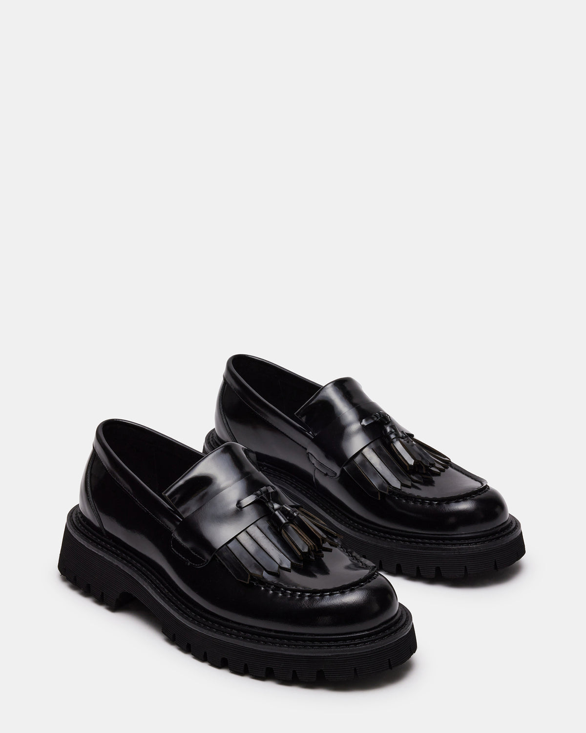 ZEV Black Box Lug Sole Dress Men's Loafer Steve Madden BLACK BOX
