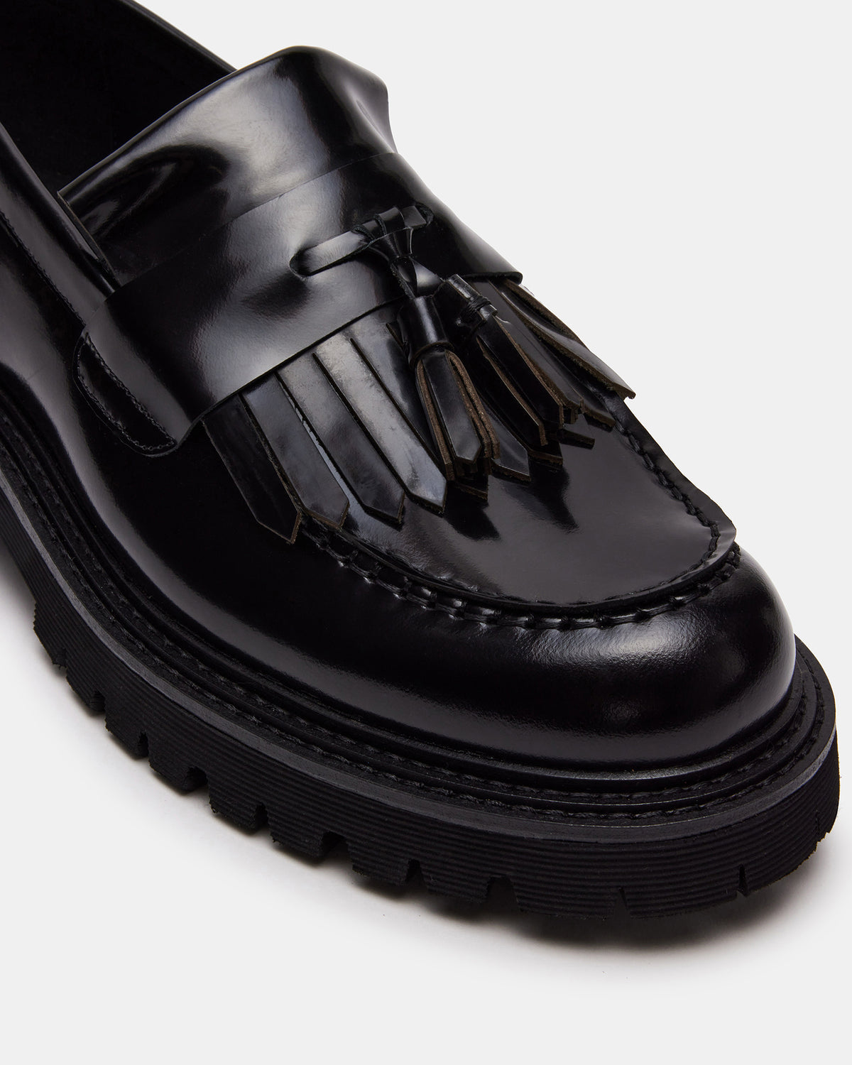 ZEV Black Box Lug Sole Dress Men's Loafer Steve Madden BLACK BOX