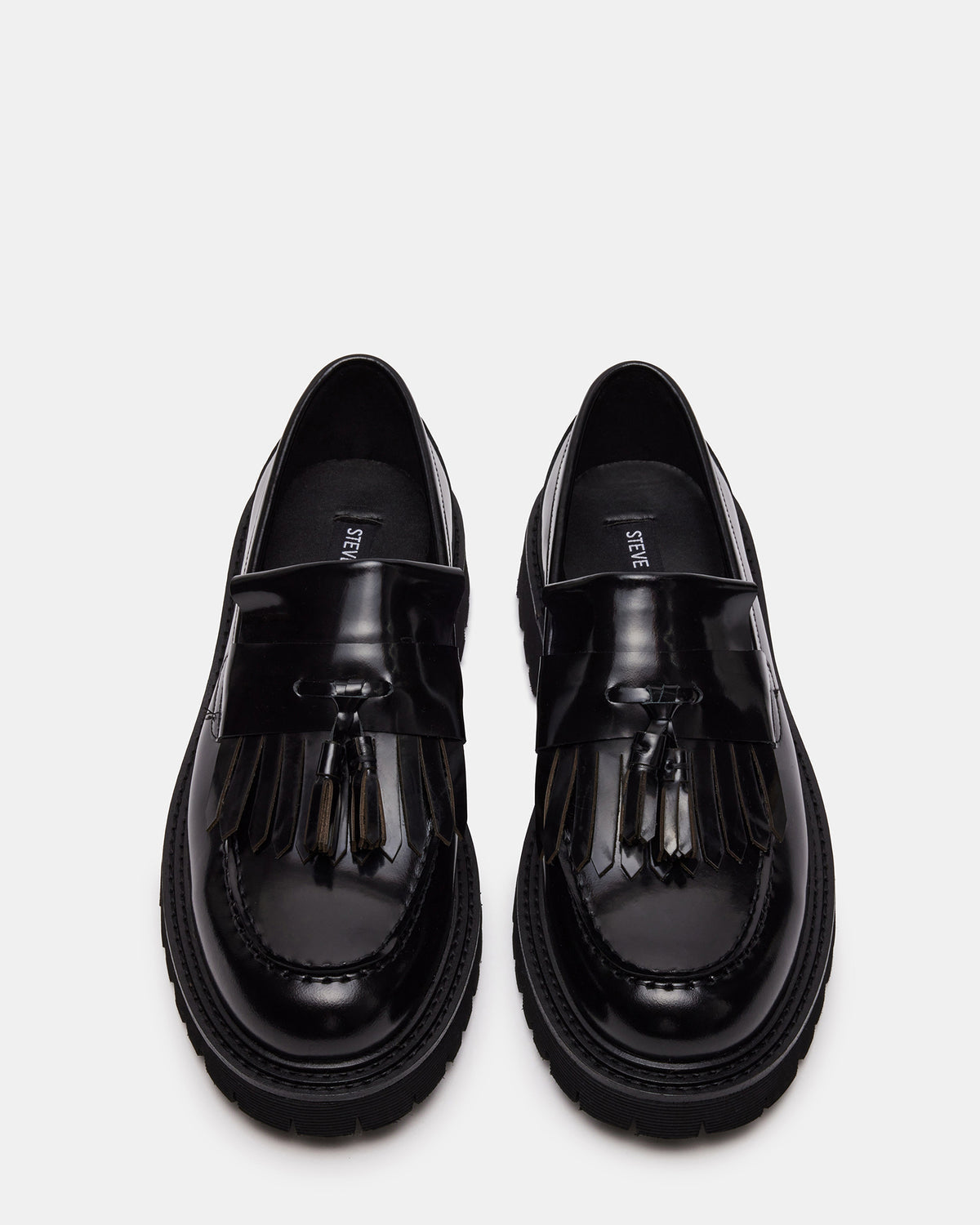 ZEV Black Box Lug Sole Dress Men's Loafer Steve Madden BLACK BOX