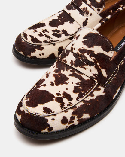 NATAN Cream Multi Slip-On Dress Men's Loafer Steve Madden CREAM MULTI