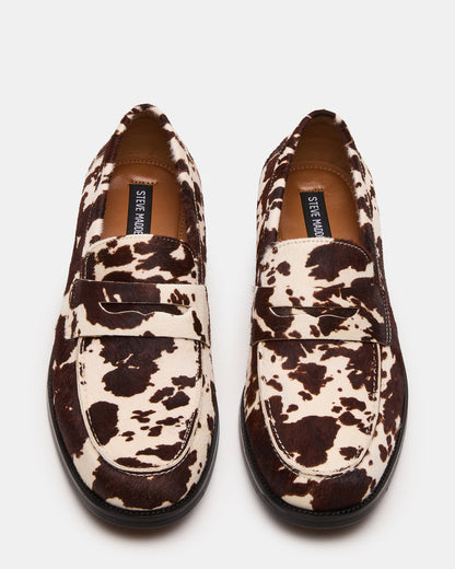 NATAN Cream Multi Slip-On Dress Men's Loafer Steve Madden CREAM MULTI