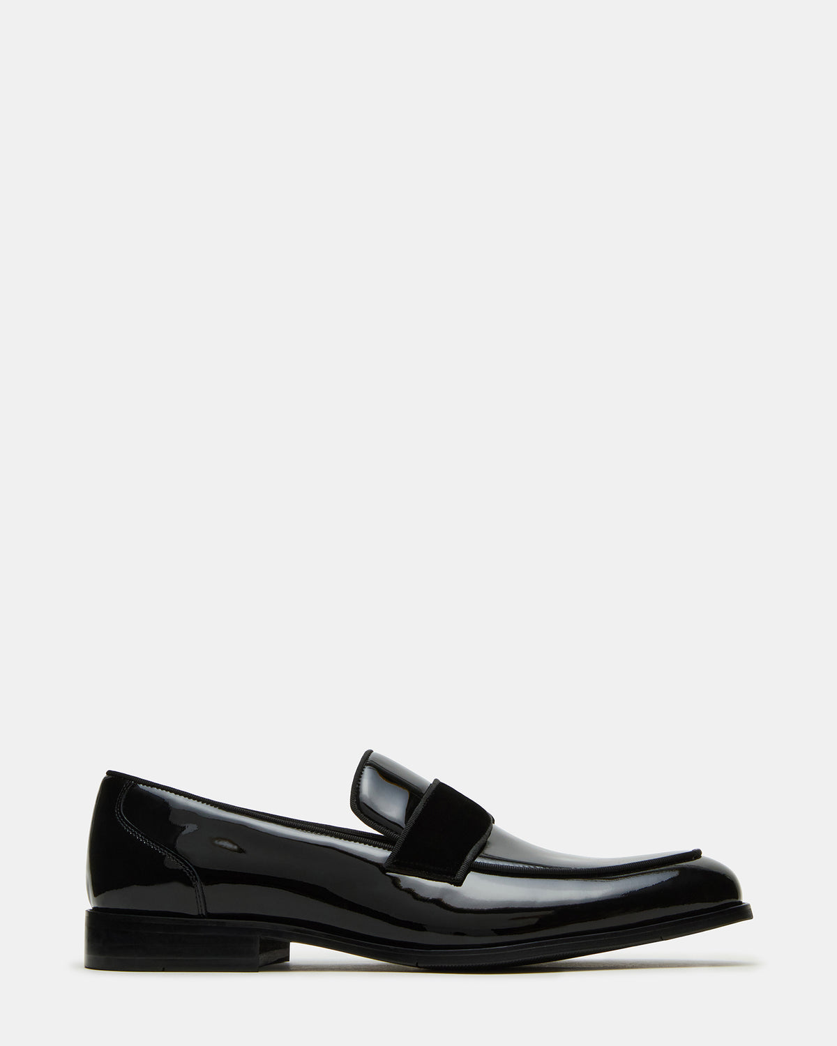 ESCADA Black/Black Slip-On Men's Dress Loafer Steve Madden BLACK BLACK