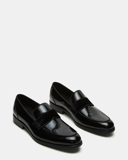 ESCADA Black/Black Slip-On Men's Dress Loafer Steve Madden BLACK BLACK