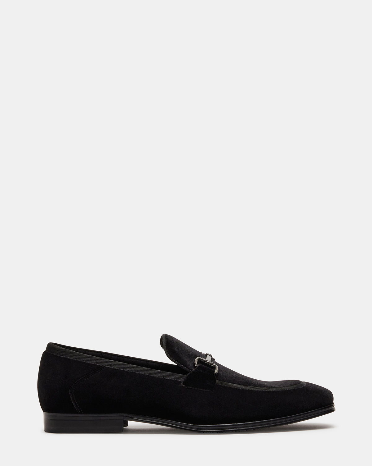AADI Black/Silver Men's Dress Loafer Steve Madden BLACK SILVER
