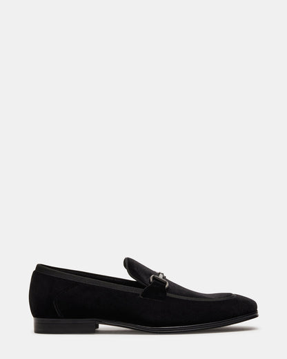 AADI Black/Silver Men's Dress Loafer Steve Madden BLACK SILVER