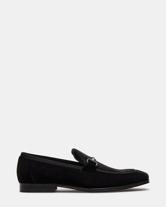 AADI Black/Silver Men's Dress Loafer Steve Madden BLACK SILVER