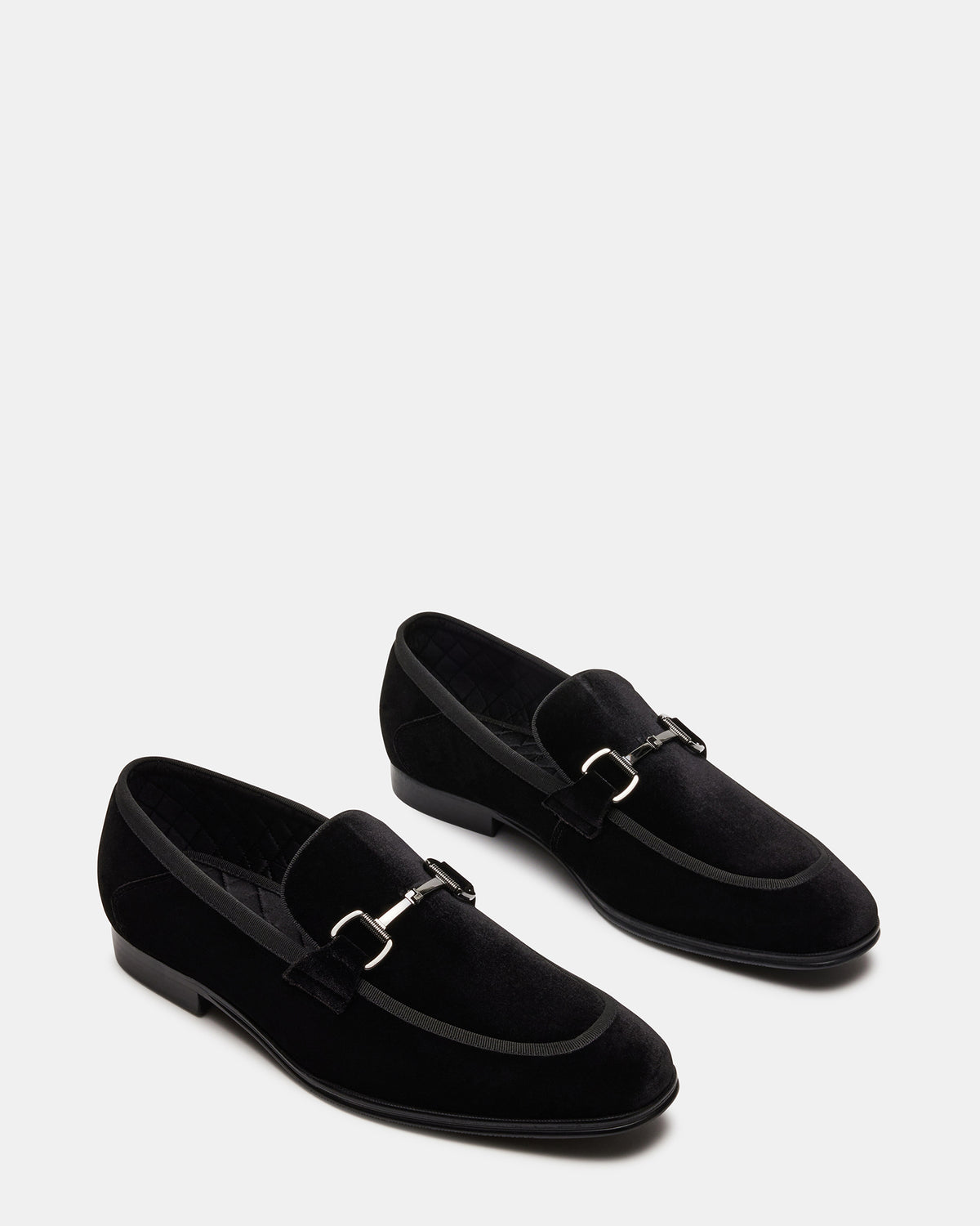 AADI Black/Silver Men's Dress Loafer Steve Madden BLACK SILVER