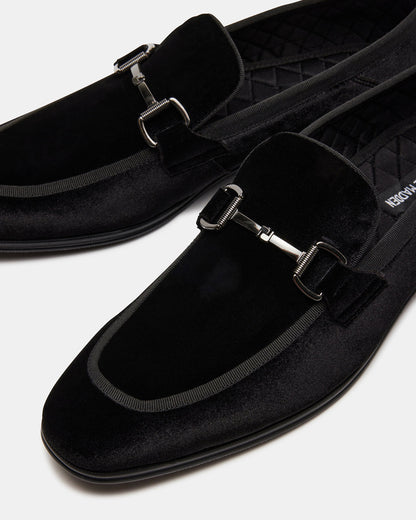 AADI Black/Silver Men's Dress Loafer Steve Madden BLACK SILVER