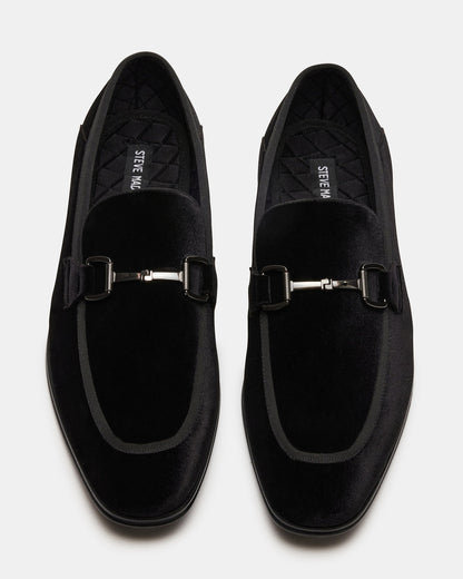 AADI Black/Silver Men's Dress Loafer Steve Madden BLACK SILVER
