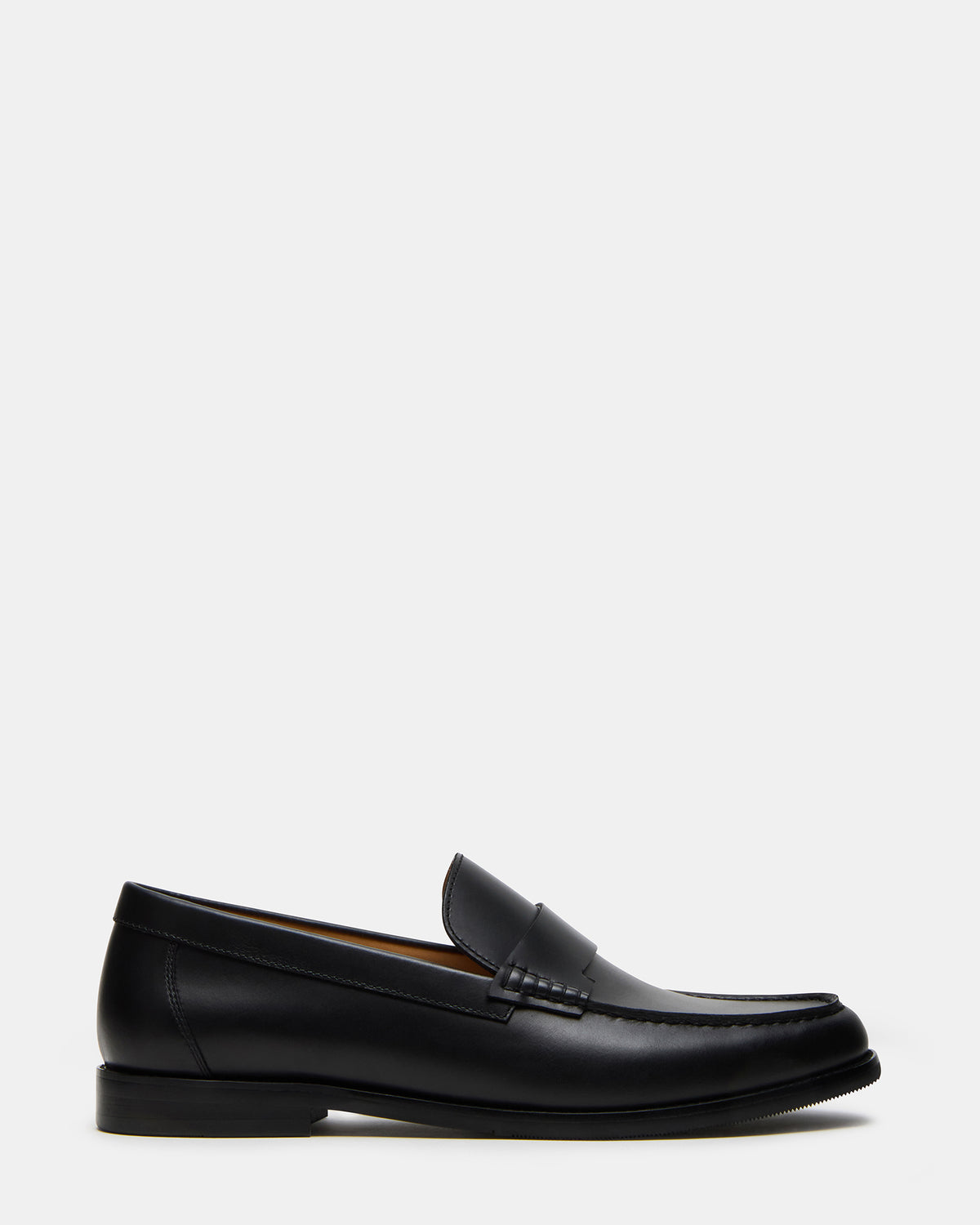 COLVER Black Leather Men's Slip-On Loafer Steve Madden BLACK LEATHER