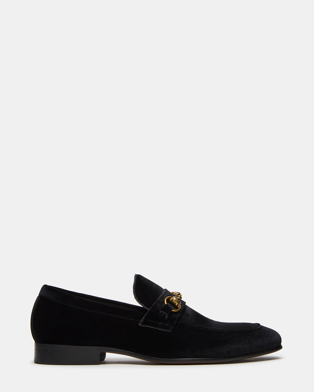 JAKIRO Black Velvet Slip-On Dress Men's Loafer Steve Madden BLACK VELVET