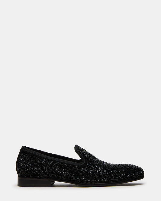 BANNOCH Rhinestone Men's Slip-On Loafer Steve Madden RHINESTONES
