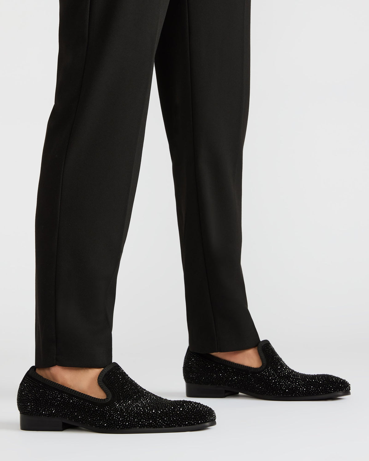 BANNOCH Rhinestone Men's Slip-On Loafer Steve Madden RHINESTONES