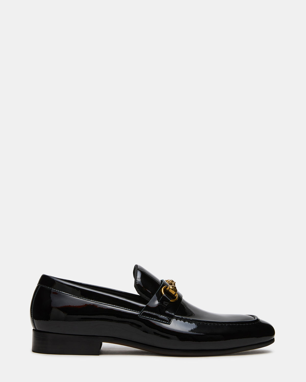 JAKIRO Black Patent Slip-On Dress Men's Loafer Steve Madden BLACK PATENT