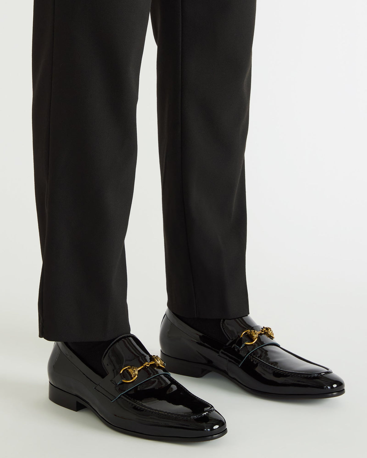 JAKIRO Black Patent Slip-On Dress Men's Loafer Steve Madden BLACK PATENT