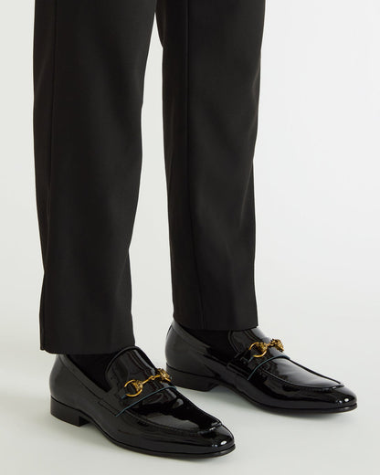 JAKIRO Black Patent Slip-On Dress Men's Loafer Steve Madden BLACK PATENT