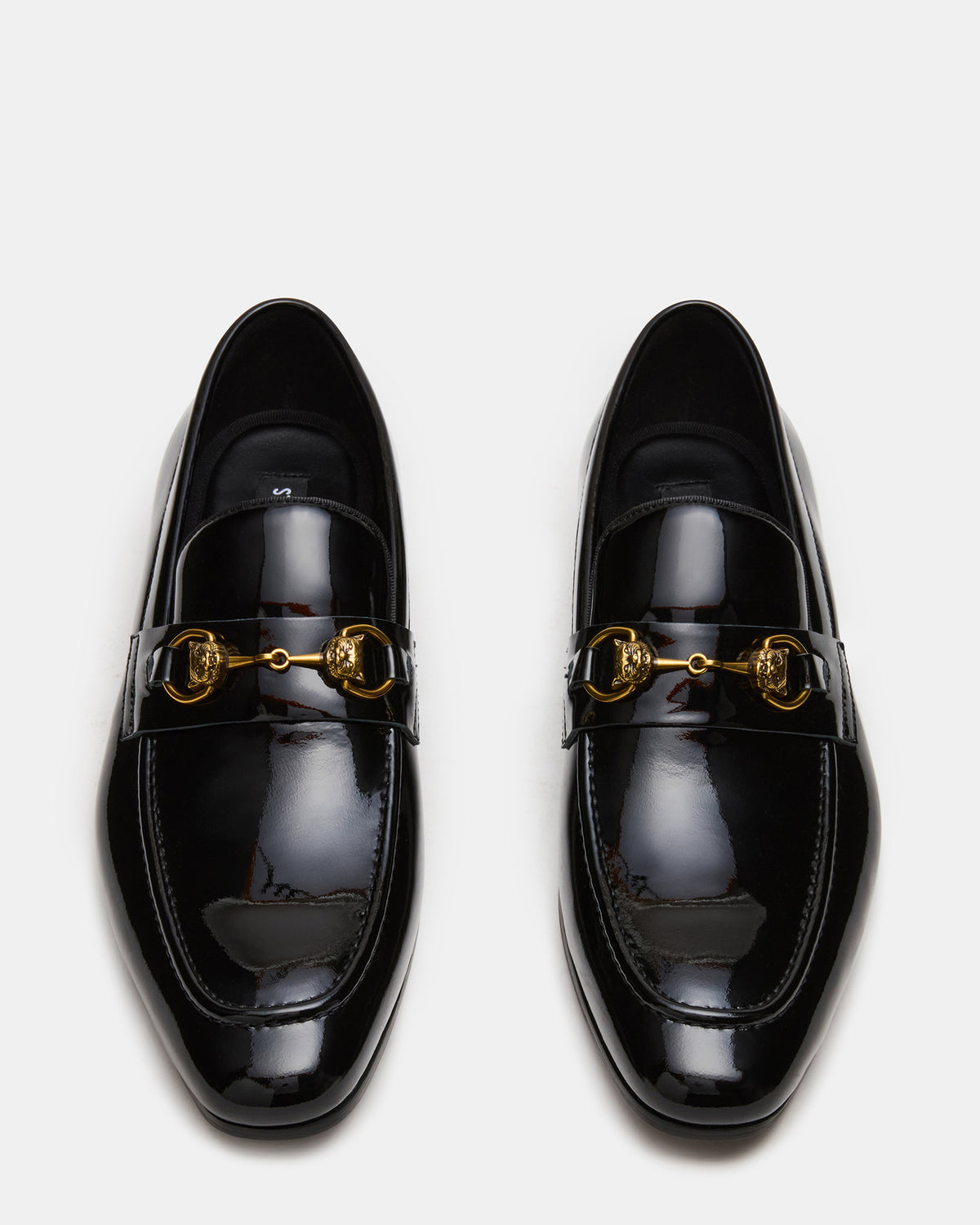 JAKIRO Black Patent Slip-On Dress Men's Loafer Steve Madden BLACK PATENT
