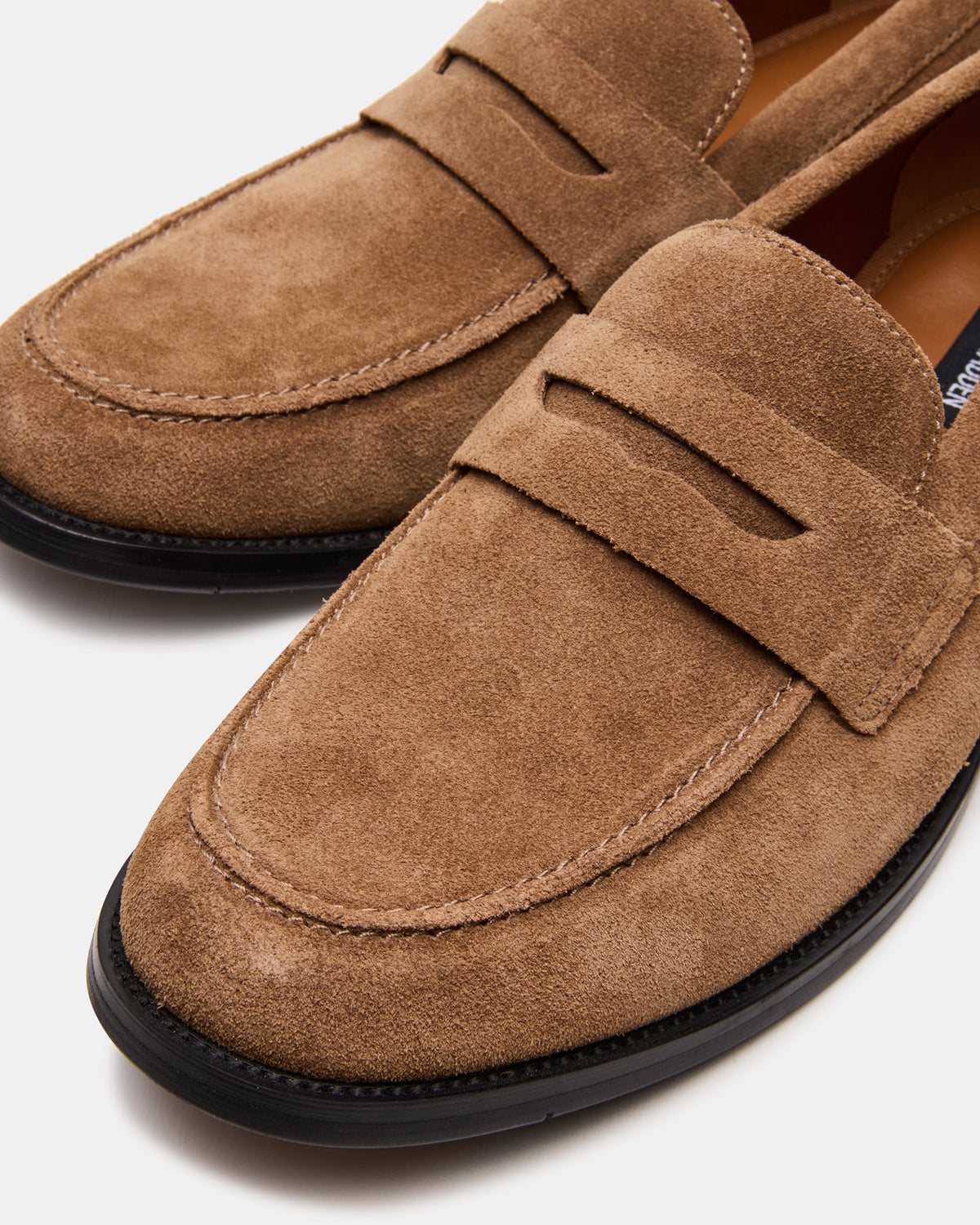 NATAN Taupe Suede Slip-On Dress Men's Loafer Steve Madden TAUPE SUEDE