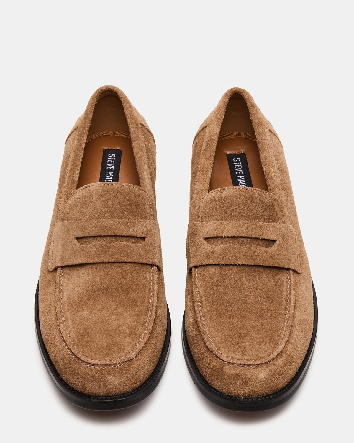 NATAN Taupe Suede Slip-On Dress Men's Loafer Steve Madden TAUPE SUEDE