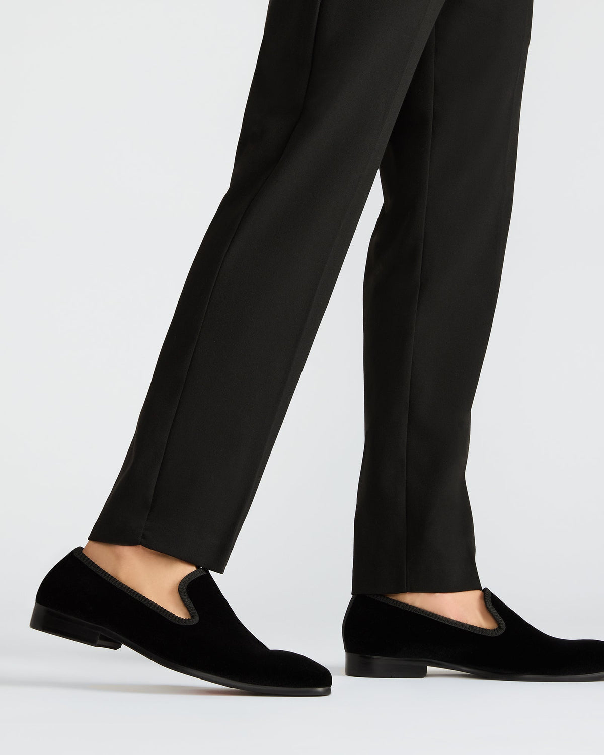 BANNOCH Black Velvet Men's Slip-On Loafer Steve Madden BLACK VELVET