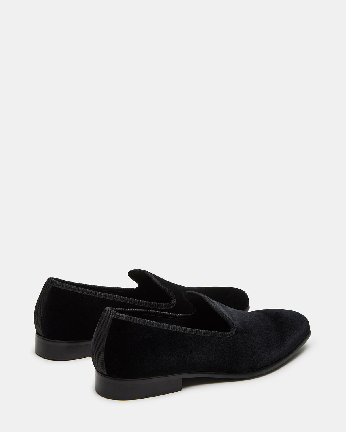 BANNOCH Black Velvet Men's Slip-On Loafer Steve Madden BLACK VELVET