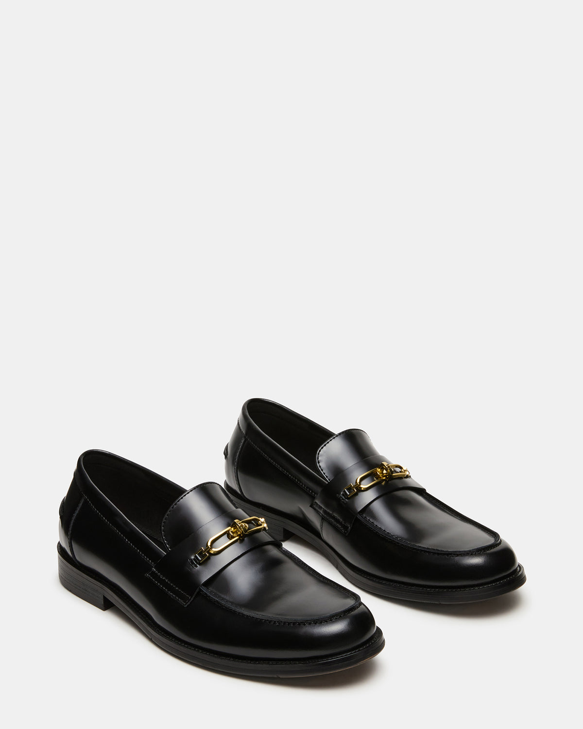 NEVINN Black Slip-On Dress Men's Loafer Steve Madden BLACK