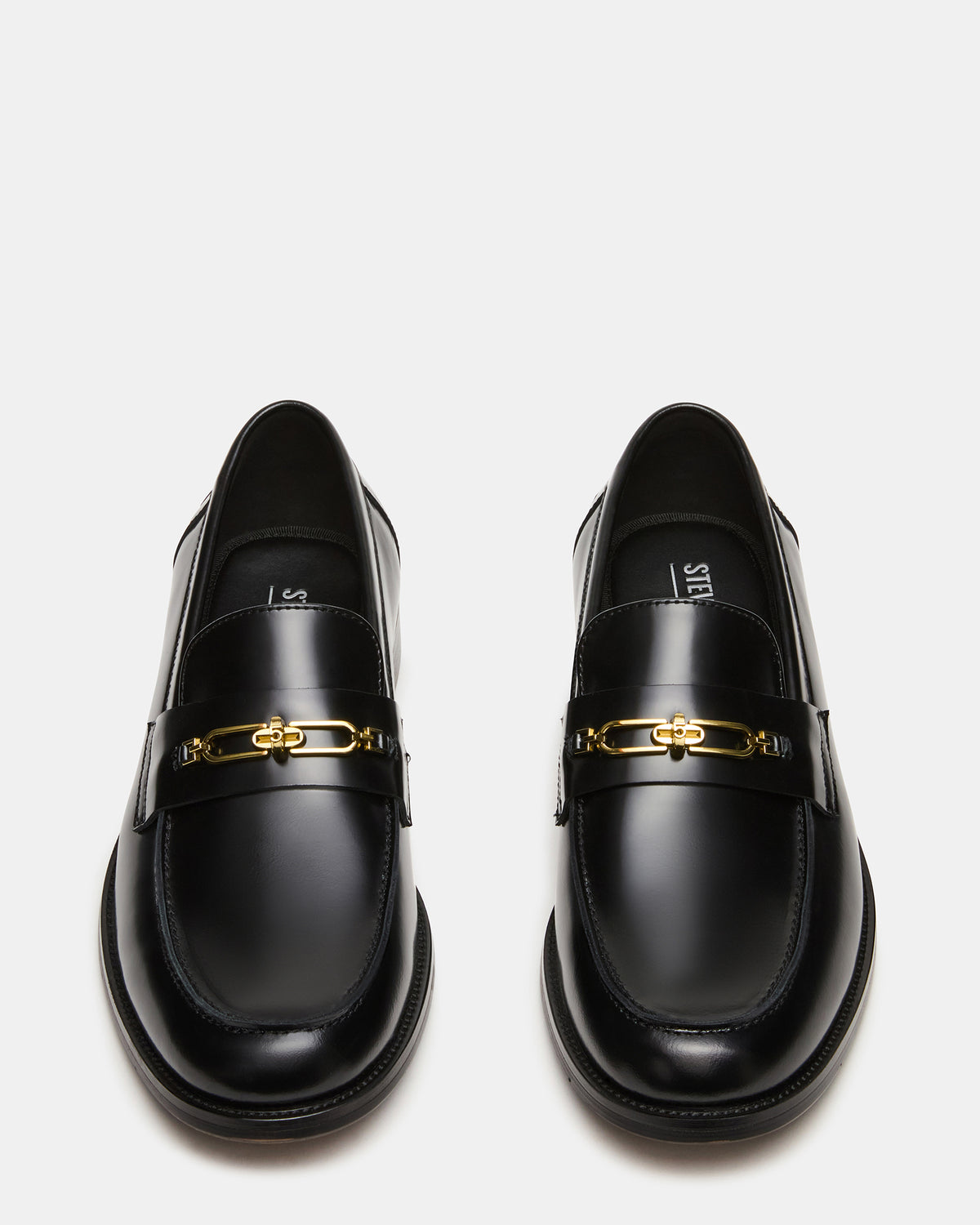 NEVINN Black Slip-On Dress Men's Loafer Steve Madden BLACK