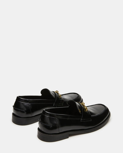 NEVINN Black Slip-On Dress Men's Loafer Steve Madden BLACK