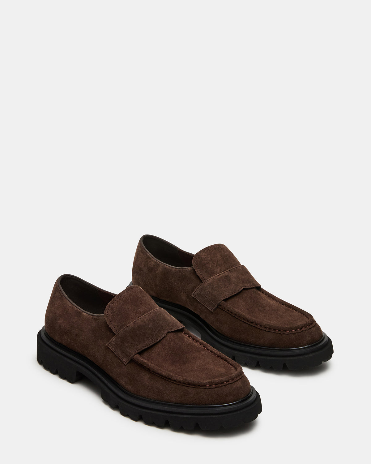 RADKIN Brown Suede Slip-On Dress Men's Loafer Steve Madden BROWN SUEDE