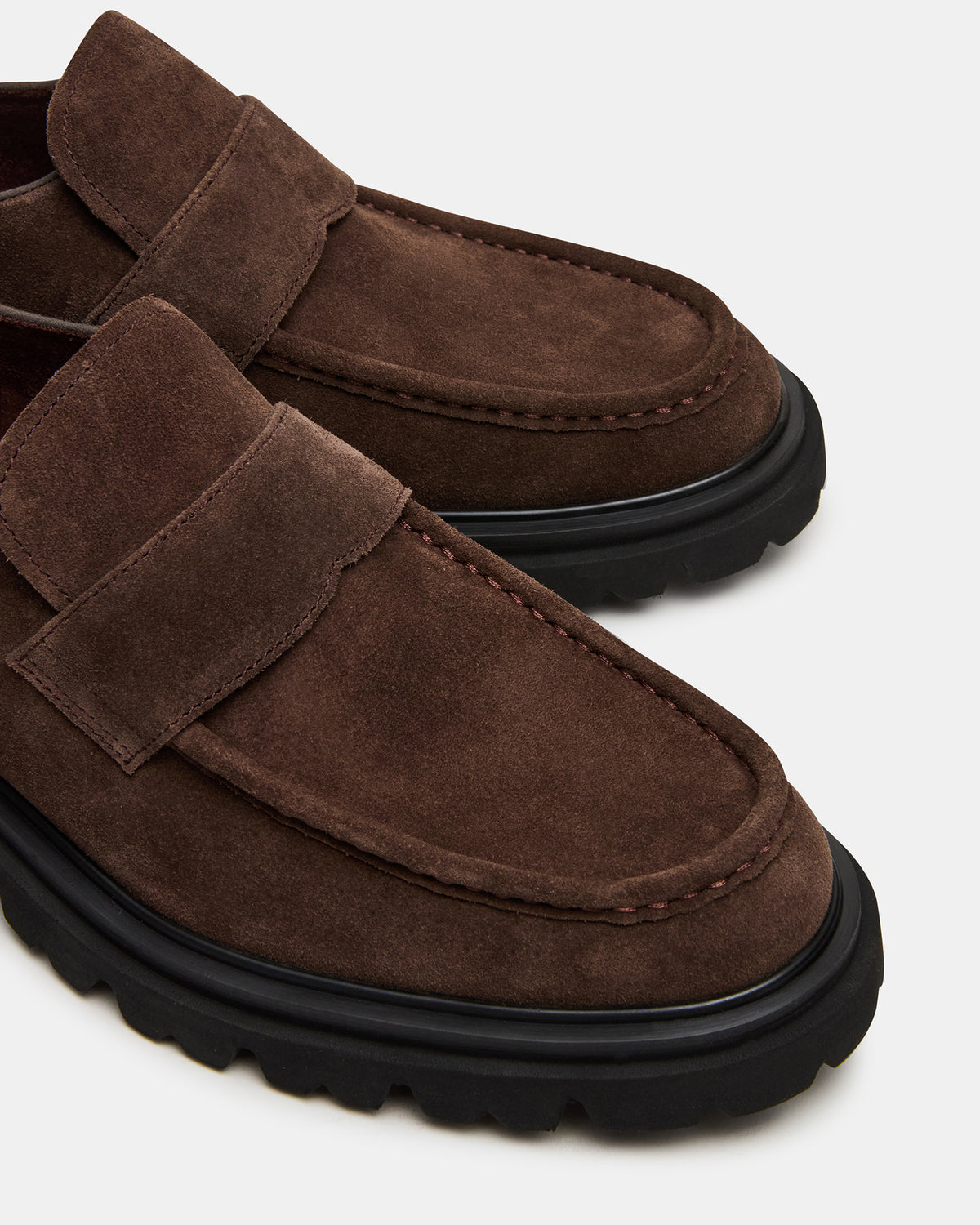 RADKIN Brown Suede Slip-On Dress Men's Loafer Steve Madden BROWN SUEDE