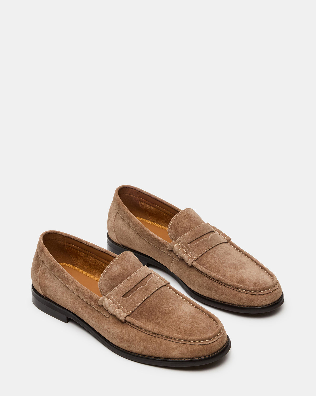 HUCKLE Taupe Suede Slip-On Men's Loafer Steve Madden TAUPE SUEDE