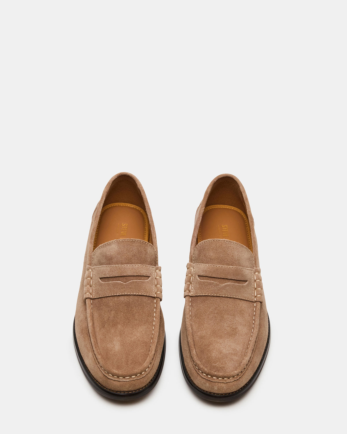 HUCKLE Taupe Suede Slip-On Men's Loafer Steve Madden TAUPE SUEDE