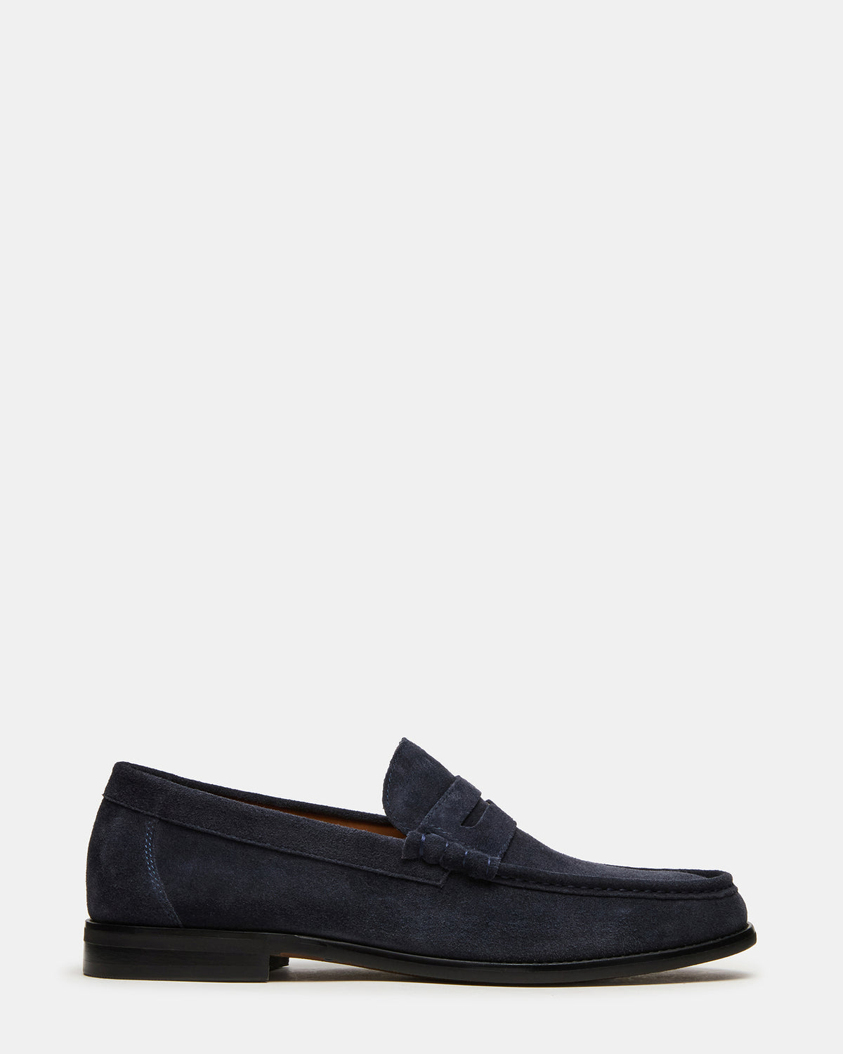 HUCKLE Navy Suede Slip-On Men's Loafer Steve Madden NAVY SUEDE