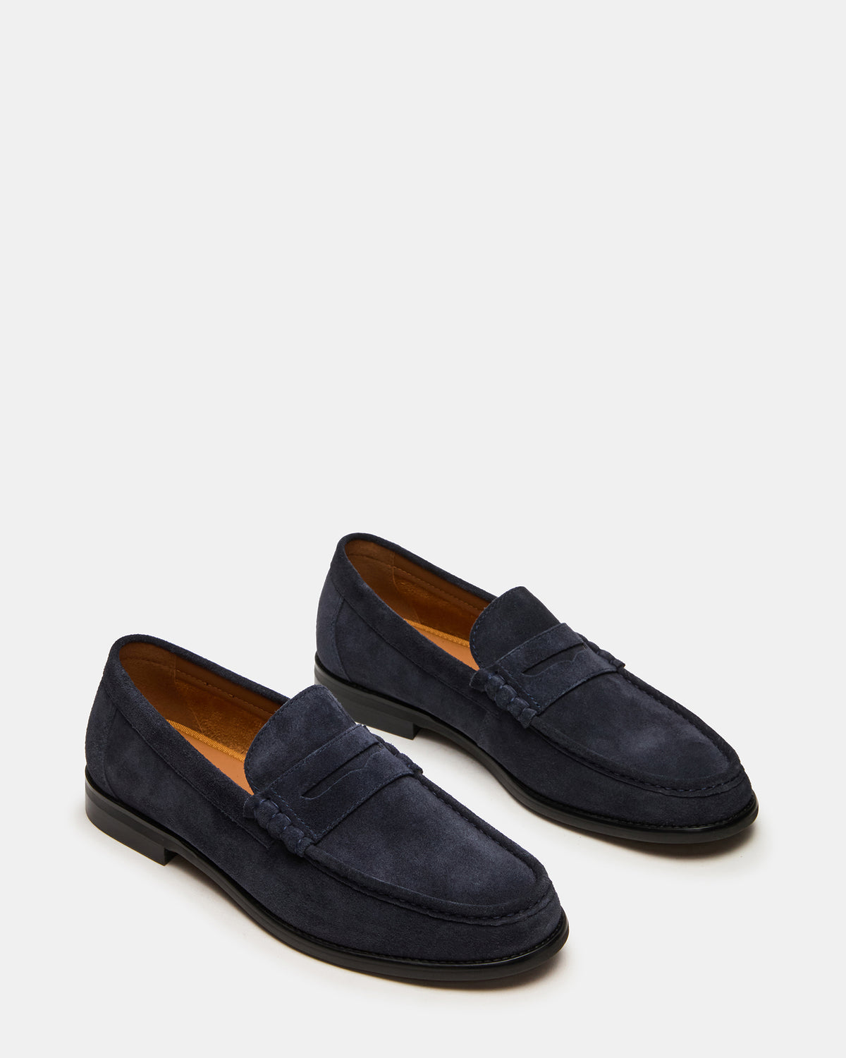 HUCKLE Navy Suede Slip-On Men's Loafer Steve Madden NAVY SUEDE