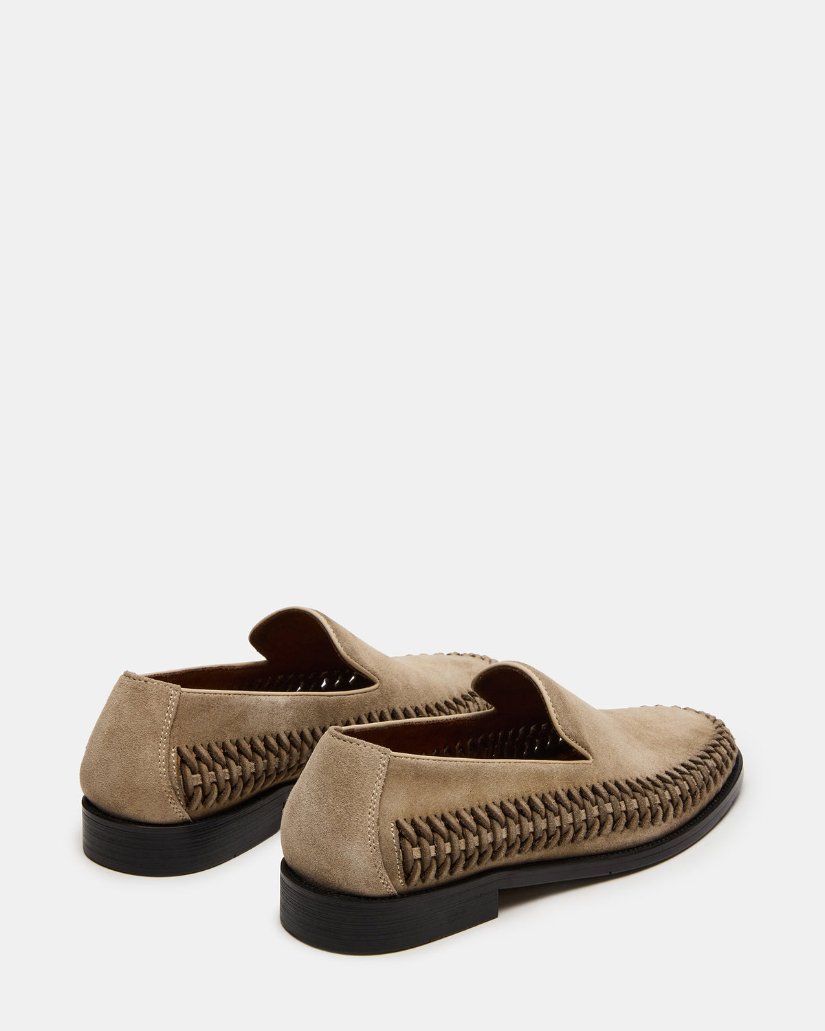 NAPOLI Sand Suede Slip-On Woven Men's Loafer Steve Madden SAND SUEDE