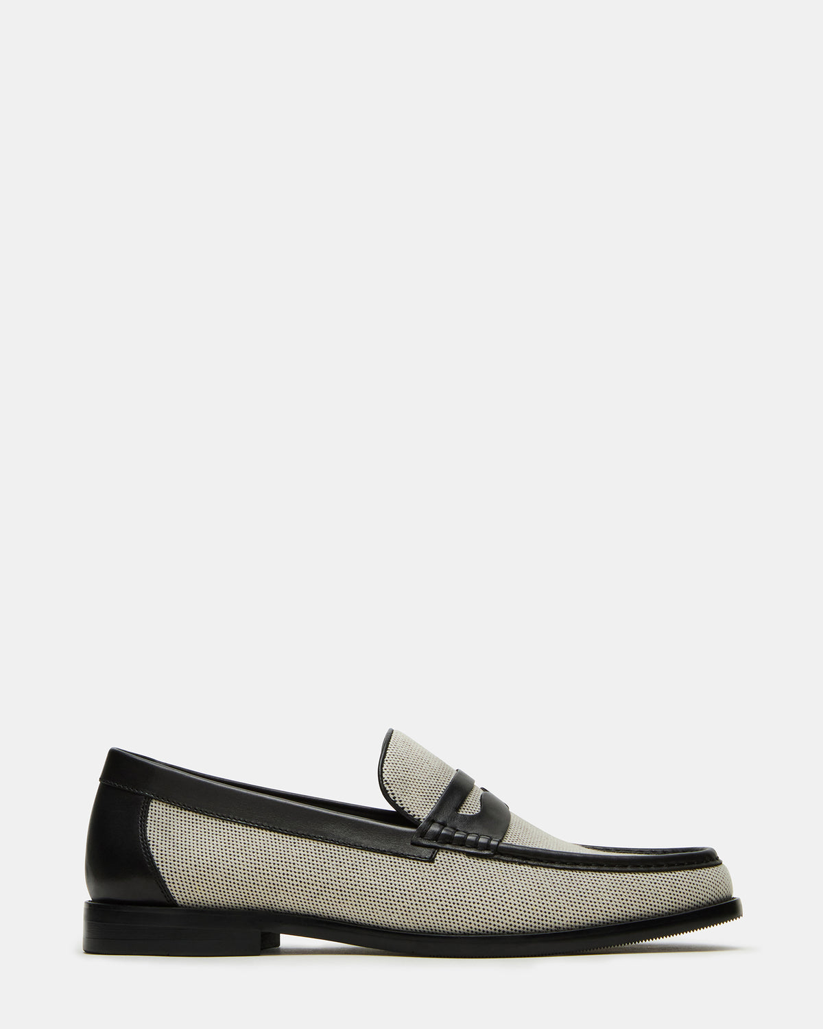 CULLEN Black/Beige Slip-On Men's Dress Loafer Steve Madden BLACK/BEIGE