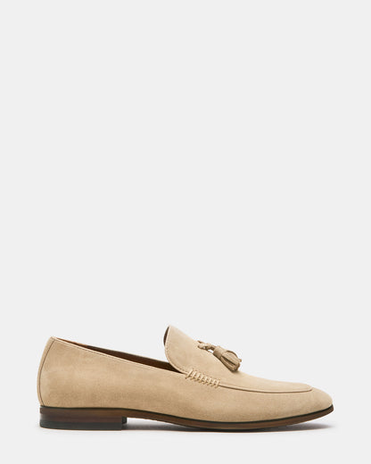 ONDRE Sand Suede Tassel Slip-On Men's Loafer Steve Madden SAND SUEDE
