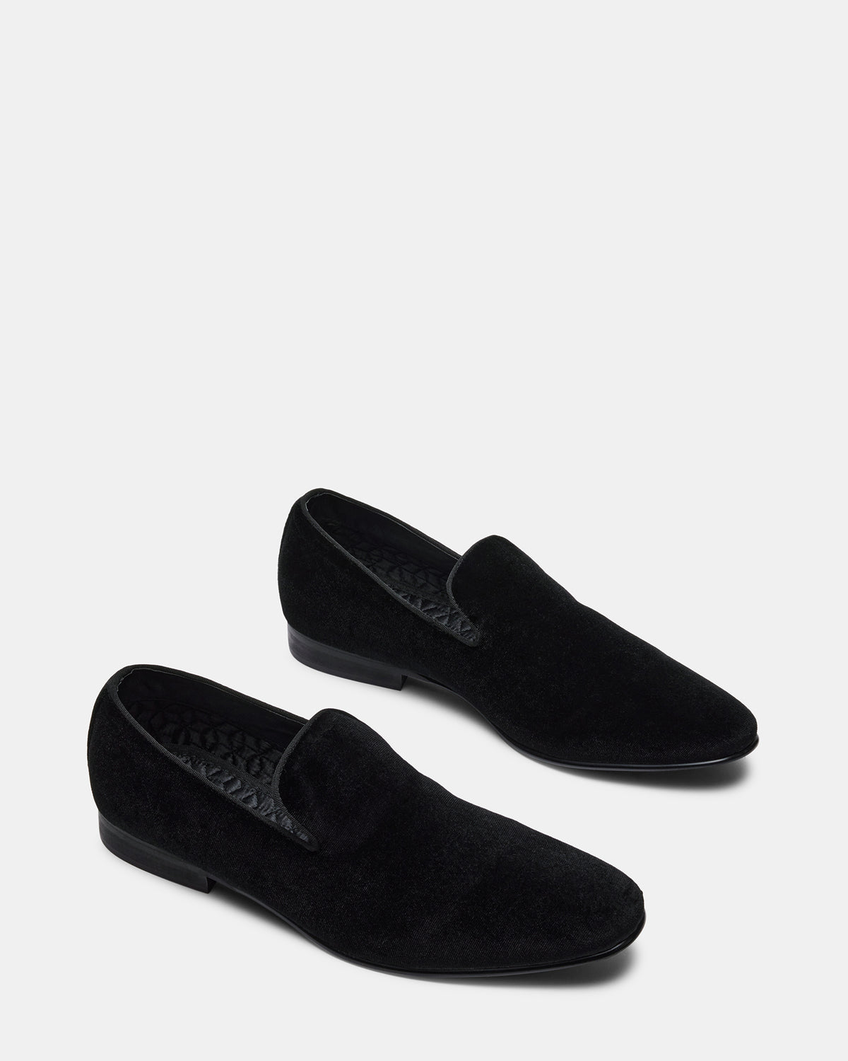 LAIGHT Black Velvet Men's Dress Shoes Steve Madden BLACK VELVET