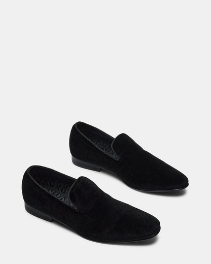LAIGHT Black Velvet Men's Dress Shoes Steve Madden BLACK VELVET