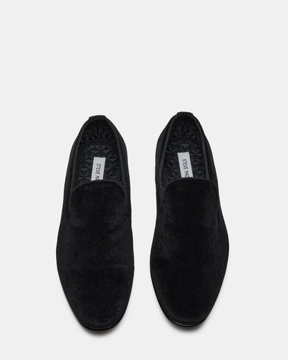 LAIGHT Black Velvet Men's Dress Shoes Steve Madden BLACK VELVET