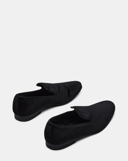 LAIGHT Black Velvet Men's Dress Shoes Steve Madden BLACK VELVET