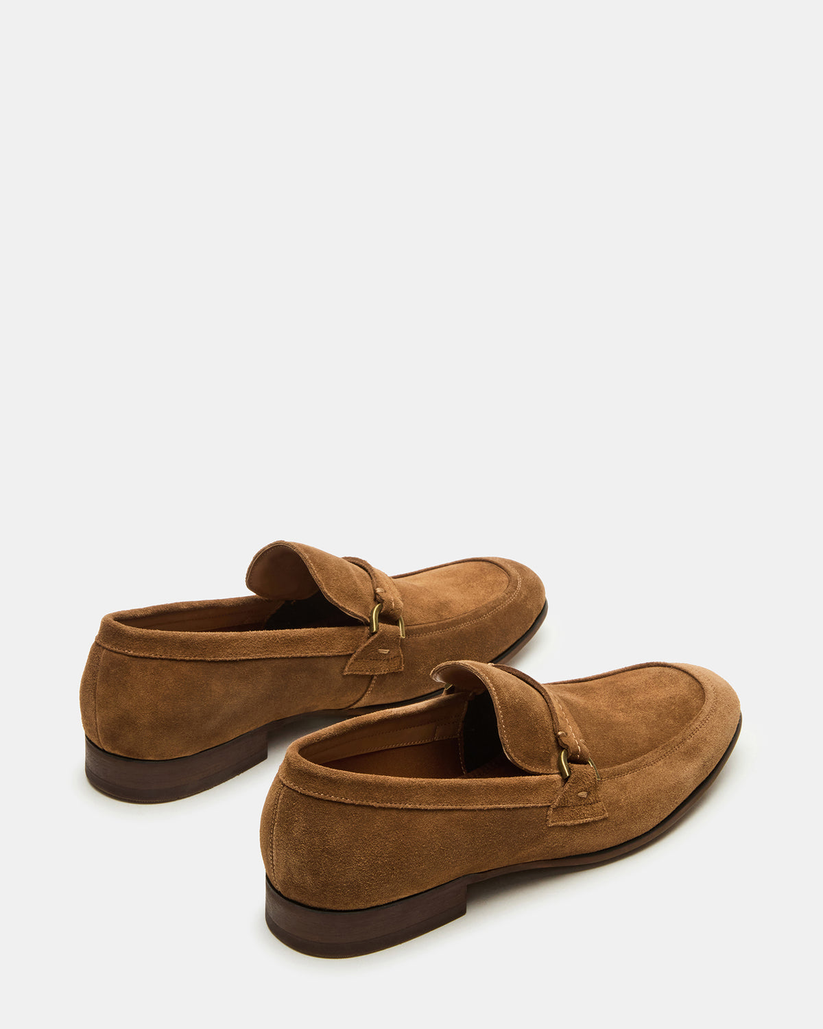 HEROLF Tobacco Suede Square-Toe Slip-On Men's Loafer Steve Madden TOBACCO SUEDE