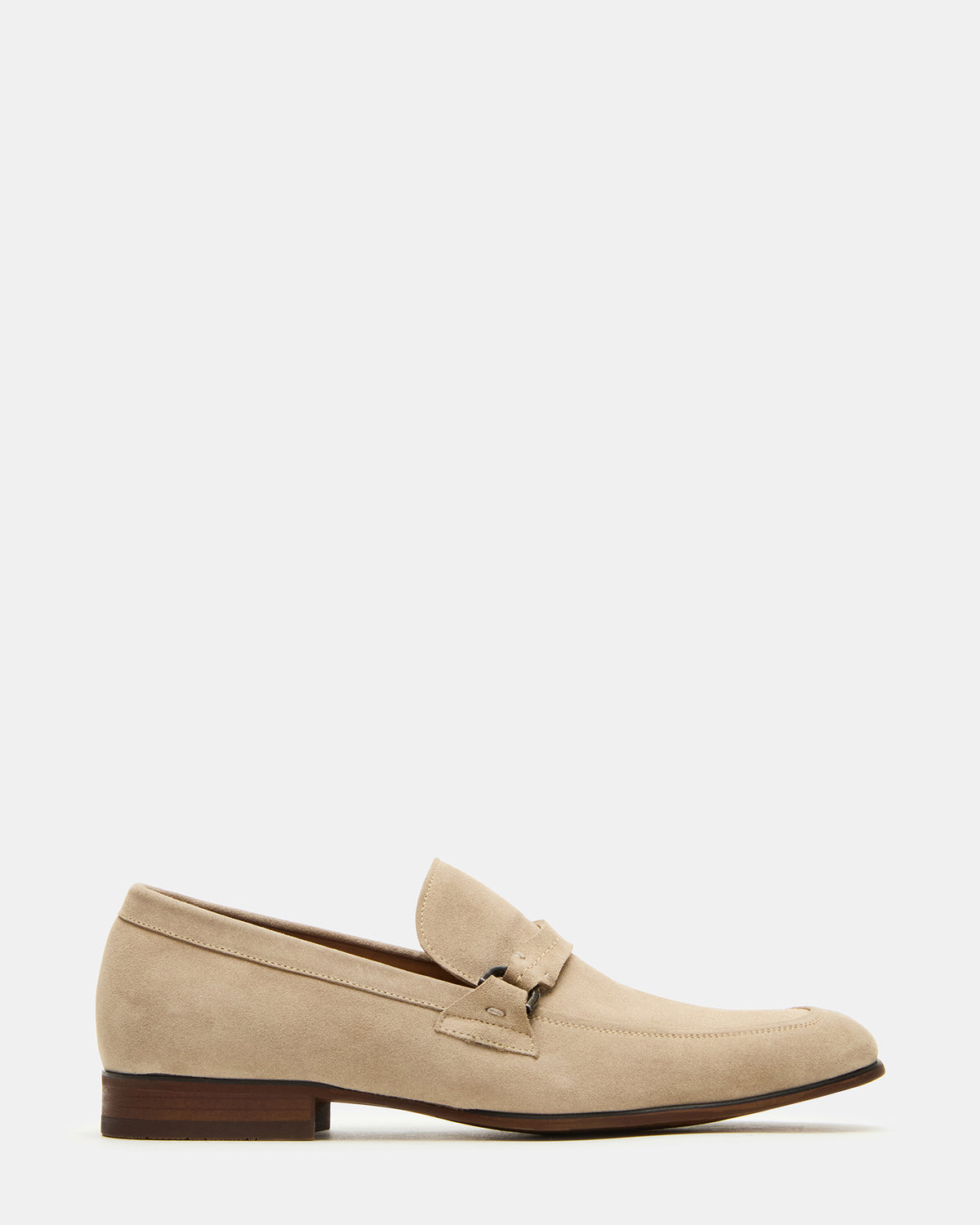 HEROLF Sand Suede Square-Toe Slip-On Men's Loafer Steve Madden SAND SUEDE