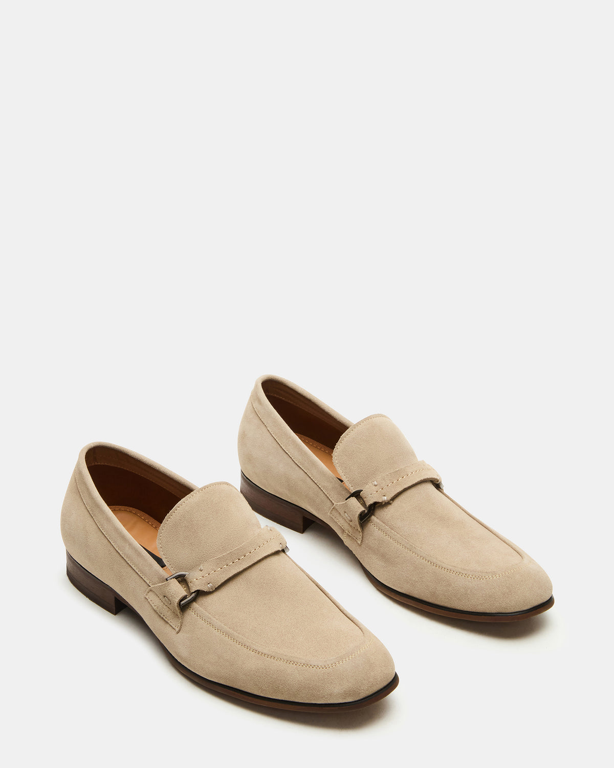 HEROLF Sand Suede Square-Toe Slip-On Men's Loafer Steve Madden SAND SUEDE