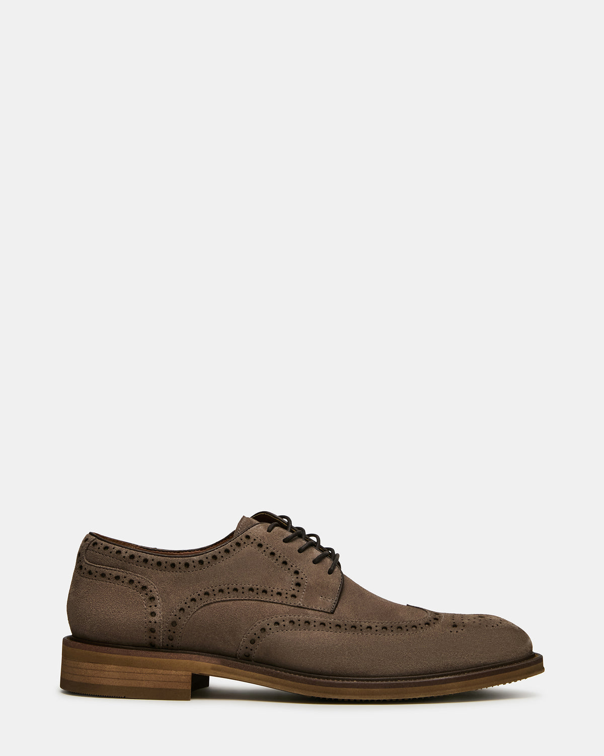 ESTEBAN Grey Lace-Up Perforated Oxford Men's Dress Shoe Steve Madden GREY